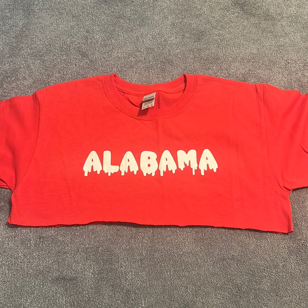 CROPPED ALABAMA TEE